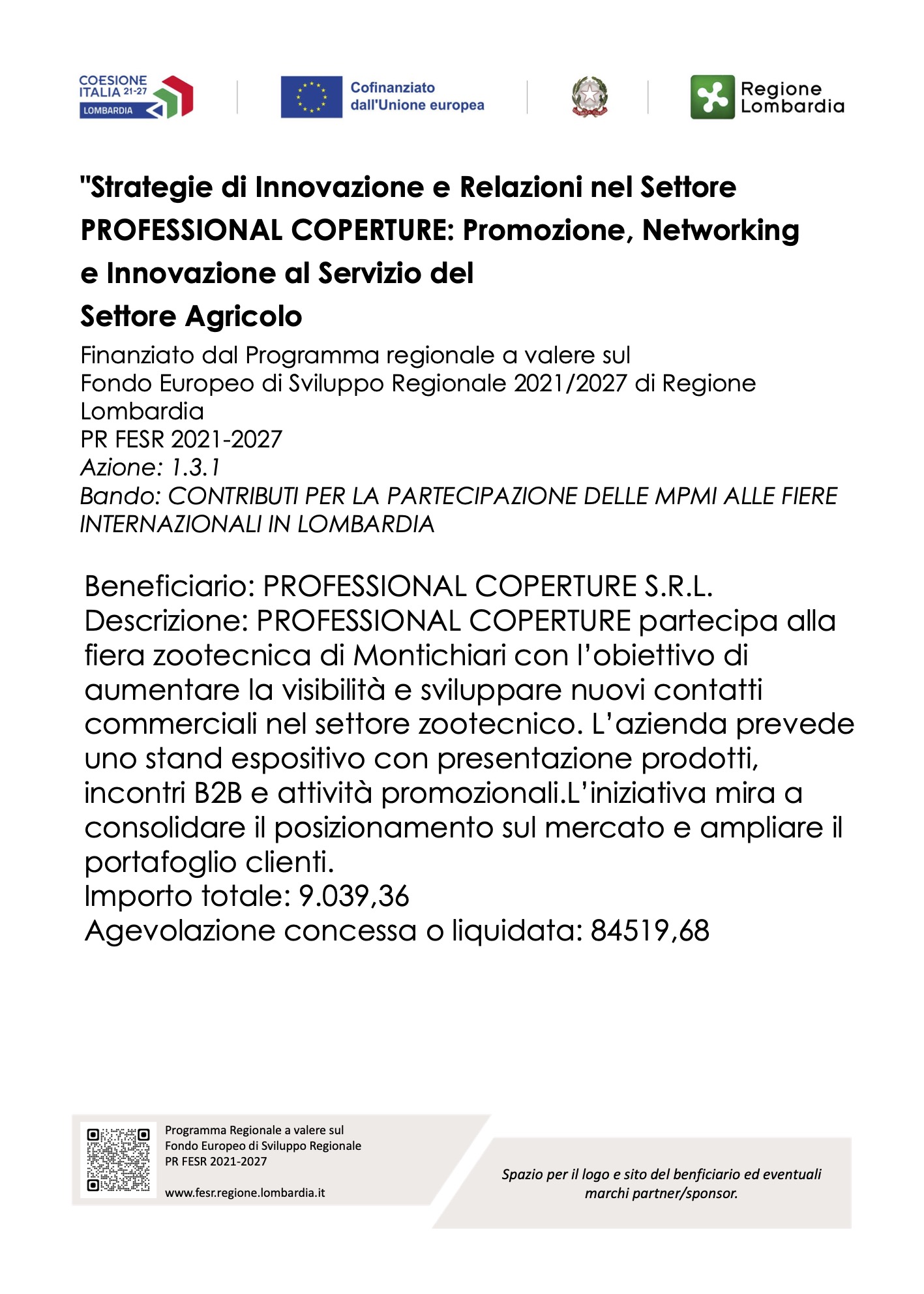 Partecipazione Fiera Zootecnica